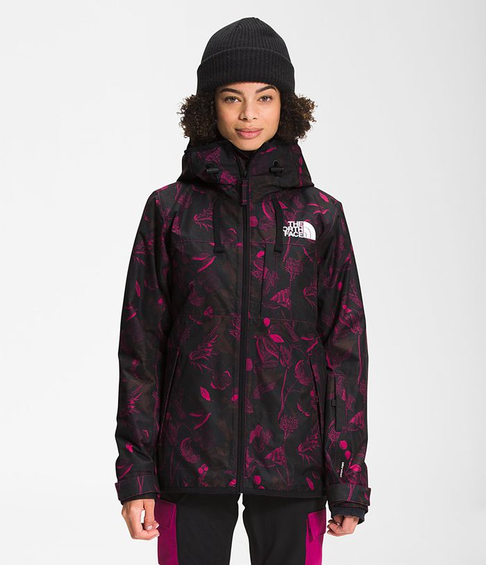 The North Face Μπουφαν Του Σκι Ροζ/Μαυρα Γυναικεια Superlu - Greece 4651WAISQ